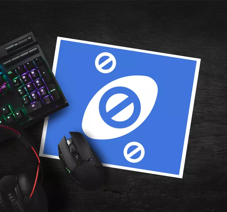 Mouse pad emblème de l'œil stylisé - TenStickers