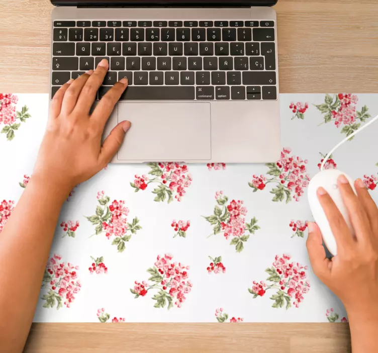 sticker shabby chic minimaliste plus de tapis de souris - TenStickers