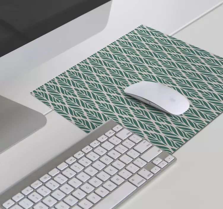 Tapis de souris feuilles en lignes verticales - TenStickers