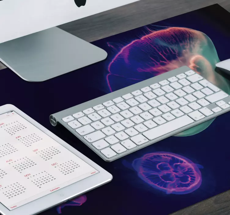 XXL Tapis de souris Méduses multicolores - TenStickers