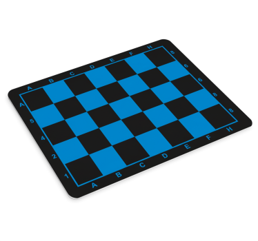 Mouse pad gamer échiquier minimaliste bleu et noir - TenStickers
