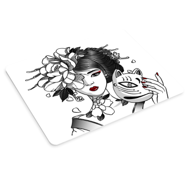 tapis de souris fan anime Fille anime gothique - TenStickers