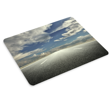Mouse pad carte du monde scène de chemin - TenStickers
