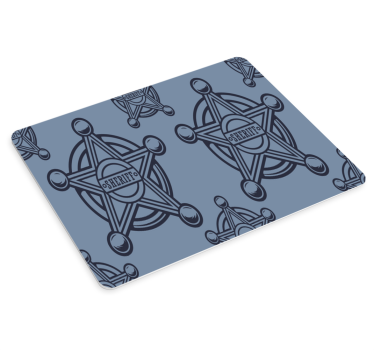 Mouse pad gamer motif étoile de shérif - TenStickers