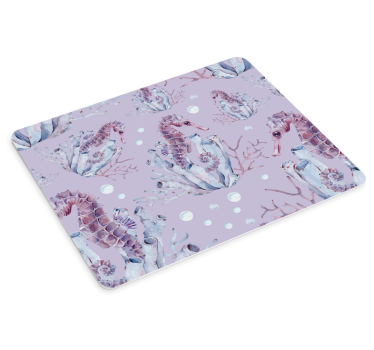 Mouse pad gamer motif aquatique hippocampe - TenStickers