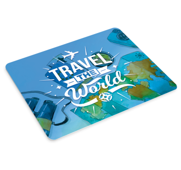 Mouse pad carte du monde voyagez autour du globe - TenStickers