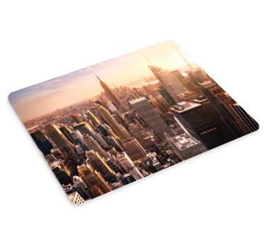Mouse pad carte du monde vue panoramique - TenStickers