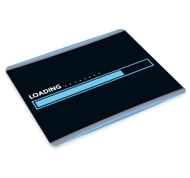 Mouse pad gamer barre de progression chargement - TenStickers
