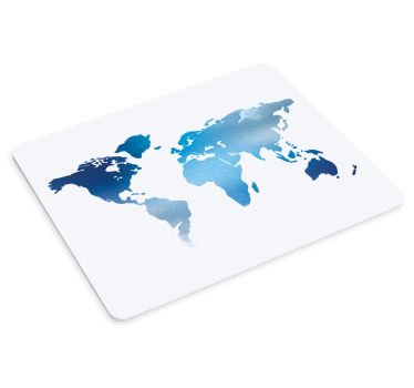 Mouse pad carte du monde design élégant - TenStickers
