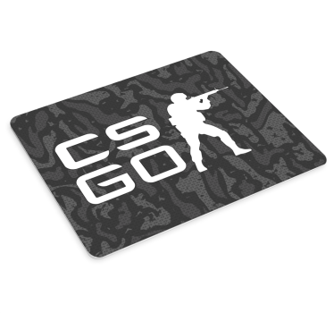 Mouse pad gamer silhouette tireur graphique - TenStickers