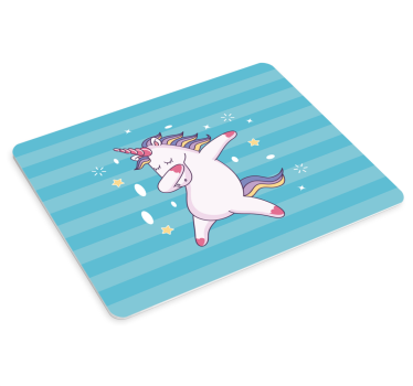 Mouse pad animé personnage de licorne dansante - TenStickers