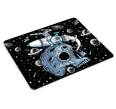 Mouse pad gamer astronaute sur fusée - TenStickers