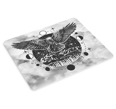 Mouse pad gamer vol d'oiseaux majestueux - TenStickers
