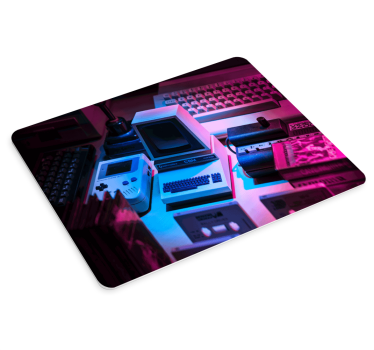 Mouse pad gamer appareils de jeu rétro - TenStickers