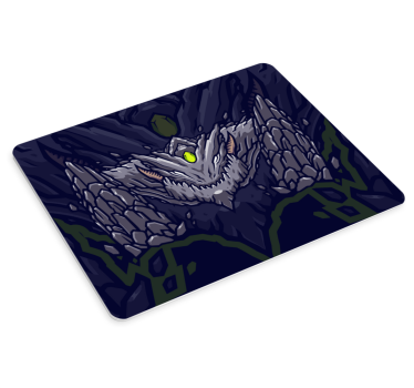 Mouse pad gamer emblème de créature mythique - TenStickers