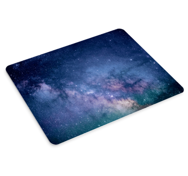 Mouse pad carte du monde scène cosmique étoilée - TenStickers