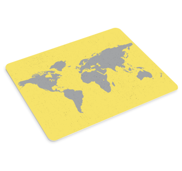 Mouse pad carte du monde contour - TenStickers