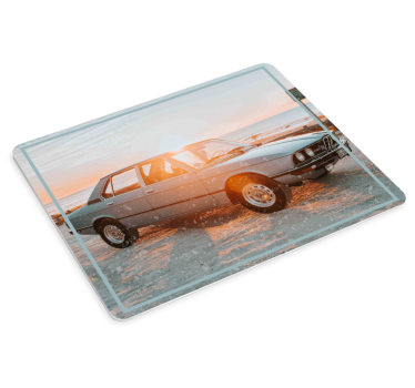 Mouse pad gamer voiture classique bord de mer - TenStickers
