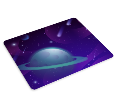 Mouse pad gamer exploration des planètes galaxie - TenStickers