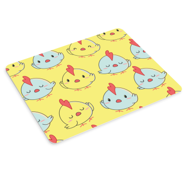 Mouse pad animé personnages de poussin charmants - TenStickers