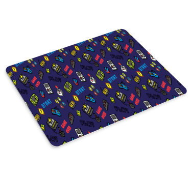 Mouse pad gamer motif manette ludique - TenStickers