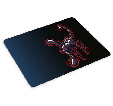 Mouse pad gamer image de scorpion audacieuse - TenStickers