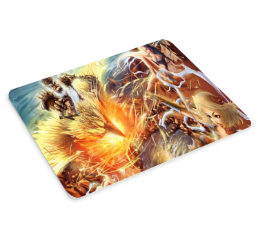 Mouse pad gamer bataille Épique fantastique - TenStickers