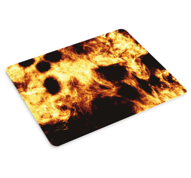 Mouse pad gamer texture abstraite enflammée - TenStickers