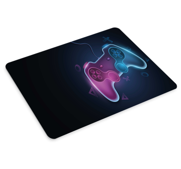 Mouse pad gamer manettes de jeu colorées - TenStickers