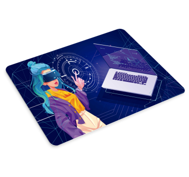 Mouse pad gamer expérience de réalité virtuelle - TenStickers