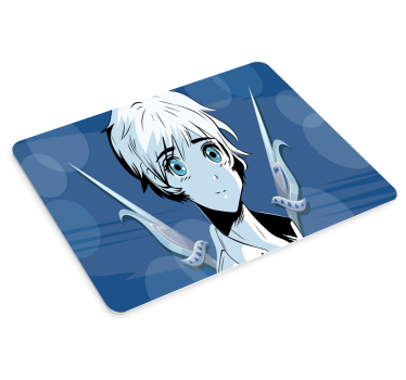 Mouse pad animé gros plan sur personnage anime - TenStickers