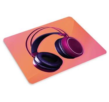Mouse pad gamer image de casque élégant - TenStickers