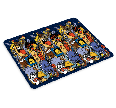 Mouse pad gamer figures animées vibrantes - TenStickers
