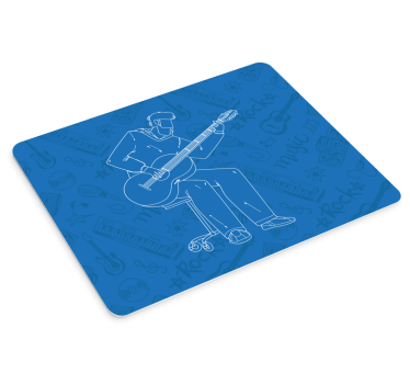 Mouse pad gamer musicien jouant de la guitare - TenStickers