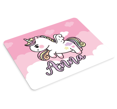 Mouse pad gamer licorne mignonne fantasy - TenStickers