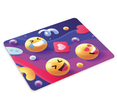 Mouse pad gamer collection d'Émojis colorés - TenStickers