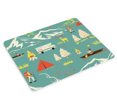 Mouse pad gamer scène d'aventure en plein air - TenStickers
