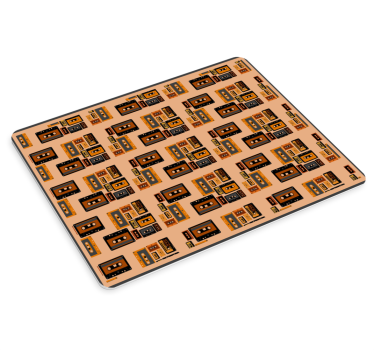 Mouse pad gamer motif cassette rétro - TenStickers