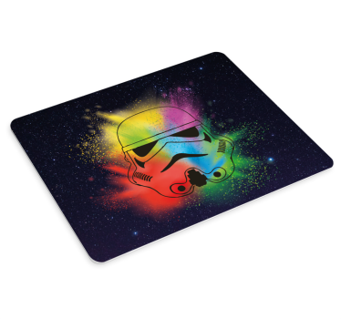 Mouse pad gamer visage de stormtrooper coloré - TenStickers