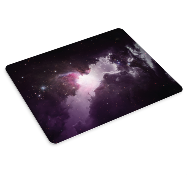 Mouse pad carte du monde scène nébuleuse cosmique - TenStickers