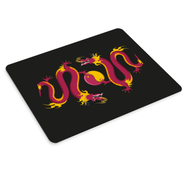 Mouse pad gamer design de dragon complexe - TenStickers