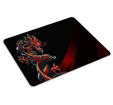 Mouse pad gamer art graphique dragon intense - TenStickers