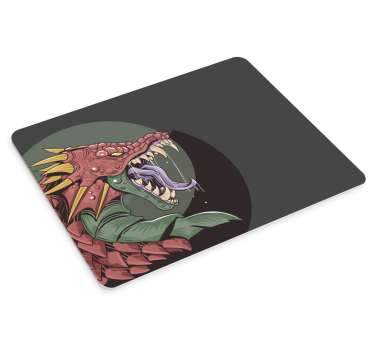 Mouse pad gamer tête de dragon furieuse - TenStickers