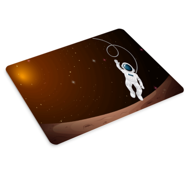 Mouse pad gamer astronaute flottant dans l'espace - TenStickers