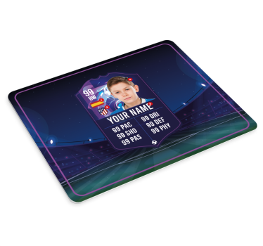 Tapis de souris carte de footballeur personnalisable - TenStickers