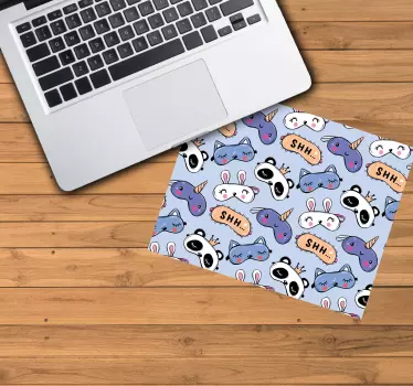 Mouse pad animé animaux adorables en figures - TenStickers