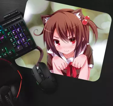 Mouse pad animé au design de personnage mignon - TenStickers