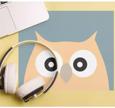 Mouse pad animé hibou mignon en dessin animé - TenStickers