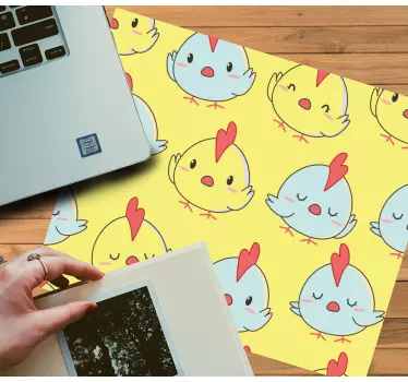Mouse pad animé personnages de poussin charmants - TenStickers