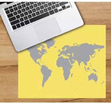 Mouse pad carte du monde contour - TenStickers